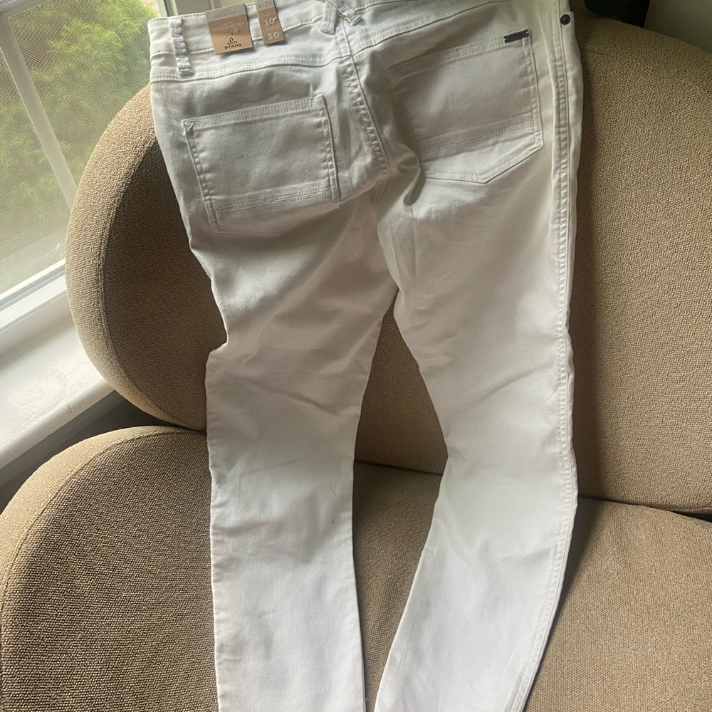 Prana White Oday Jeans new with tags. US Size 10. 28” inseam. - Picture 4 of 7
